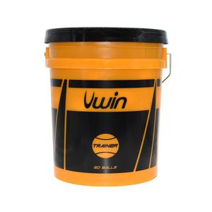uwb113-tennis-balls-with-a-bucket-of-60-balls-uwin-trainer-orange-one-size