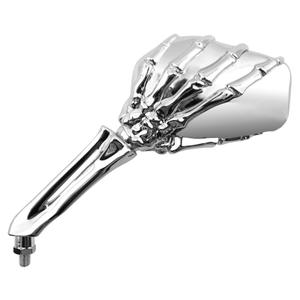 1083818001-universal-right-motorcycle-mirror-v-parts-skeleton-chromium-one-size